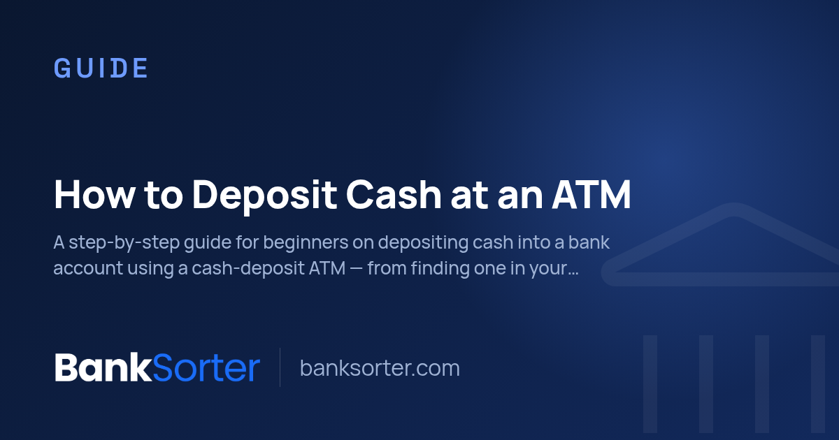 How to Deposit Cash at an ATM