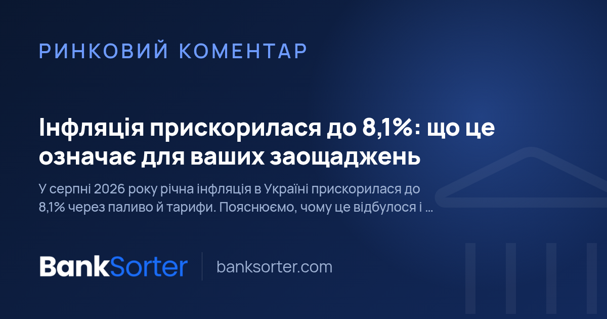 Інфляція прискорилася до 8,1%: що це означає для ваших заощаджень