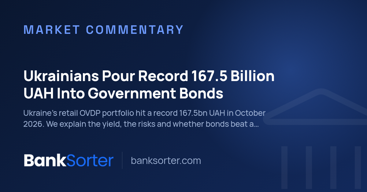 Ukrainians Pour Record 167.5 Billion UAH Into Government Bonds