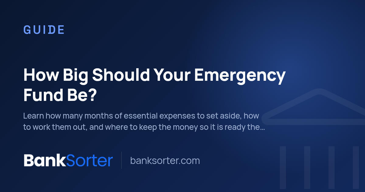 How Big Should Your Emergency Fund Be?
