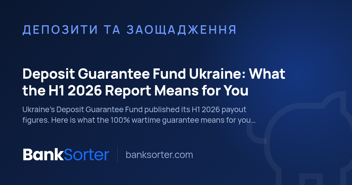 Deposit Guarantee Fund Ukraine: What the H1 2026 Report Means for You